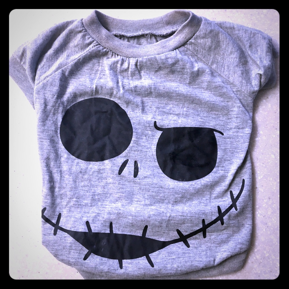 Dog Halloween Tee Jack Skellington